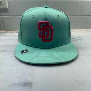 Men's San Diego Padres New Era Mint 2022 City Connect 59FIFTY Fitted Hat NWOT